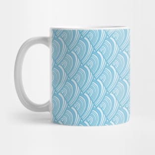 Underwater pattern #9 blue Mug